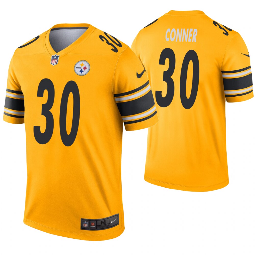 Men Pittsburgh Steelers 30 Conner yellow Nike Limited NFL Jerseys